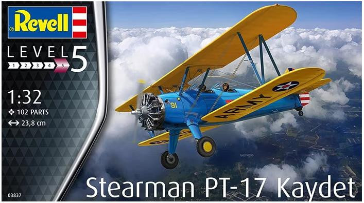 Revell of Germany 1/32 PT-17 Kaydet 3837